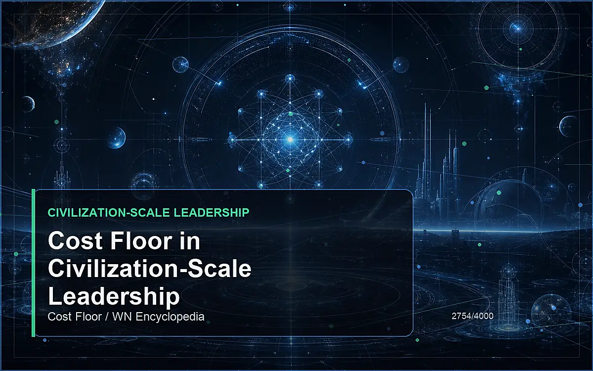 AI-generated encyclopedia reference image for Cost Floor in Civilization-Scale Leadership
