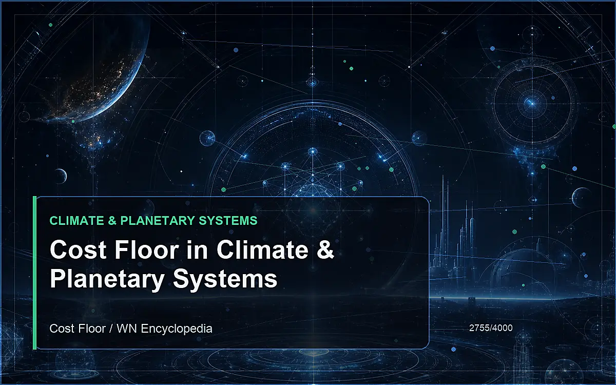 AI-generated encyclopedia reference image for Cost Floor in Climate & Planetary Systems