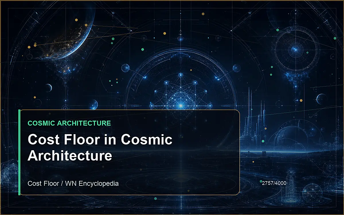 AI-generated encyclopedia reference image for Cost Floor in Cosmic Architecture
