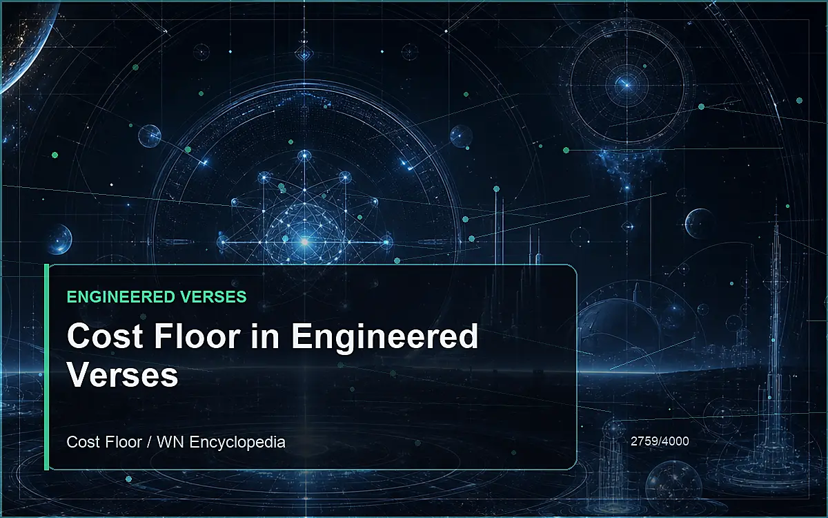 AI-generated encyclopedia reference image for Cost Floor in Engineered Verses