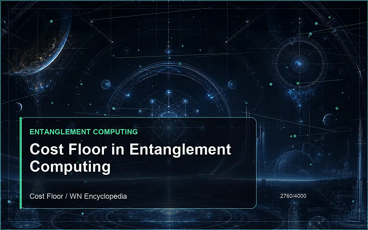 AI-generated encyclopedia reference image for Cost Floor in Entanglement Computing