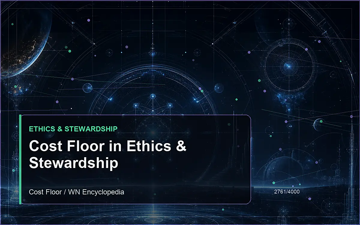 AI-generated encyclopedia reference image for Cost Floor in Ethics & Stewardship