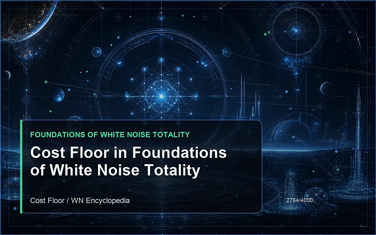 AI-generated encyclopedia reference image for Cost Floor in Foundations of White Noise Totality