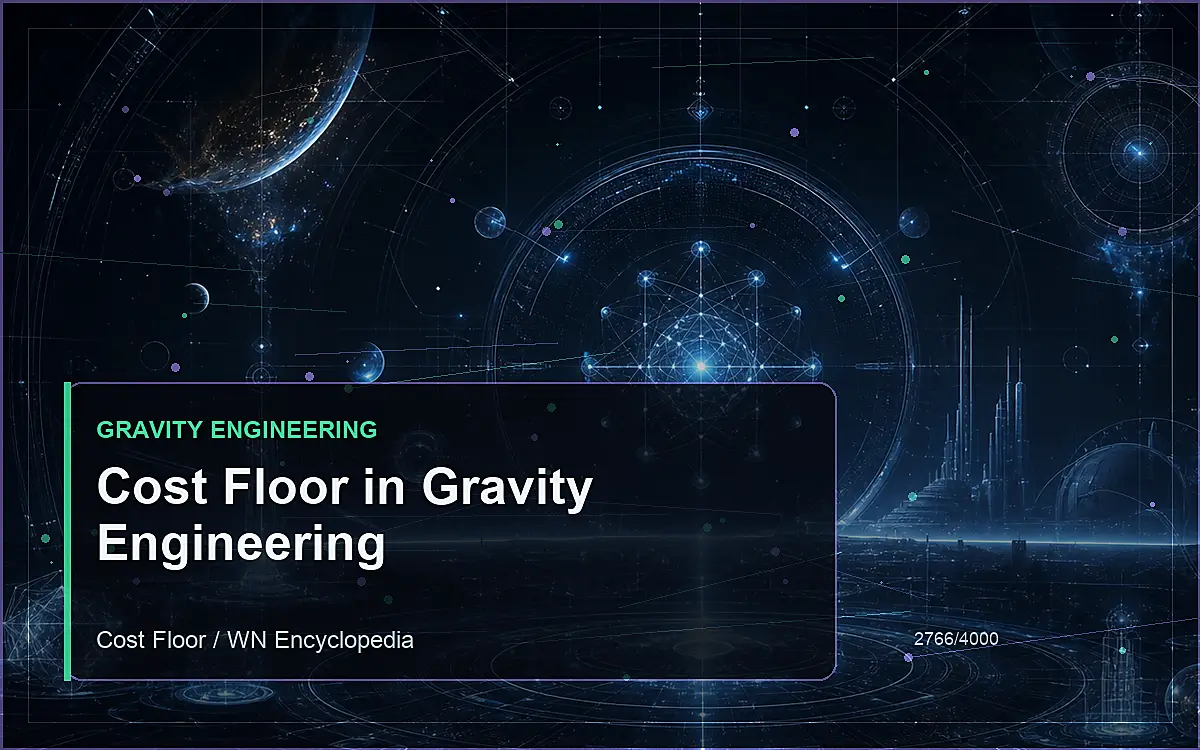 AI-generated encyclopedia reference image for Cost Floor in Gravity Engineering