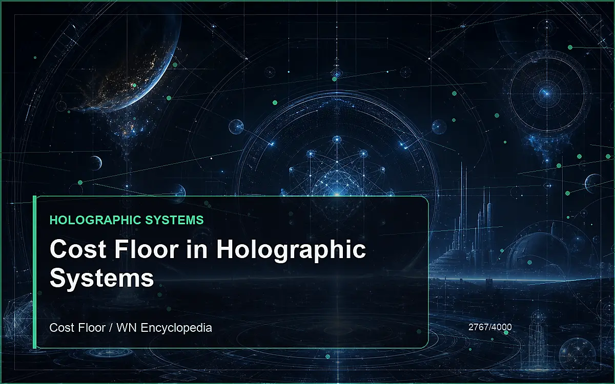 AI-generated encyclopedia reference image for Cost Floor in Holographic Systems