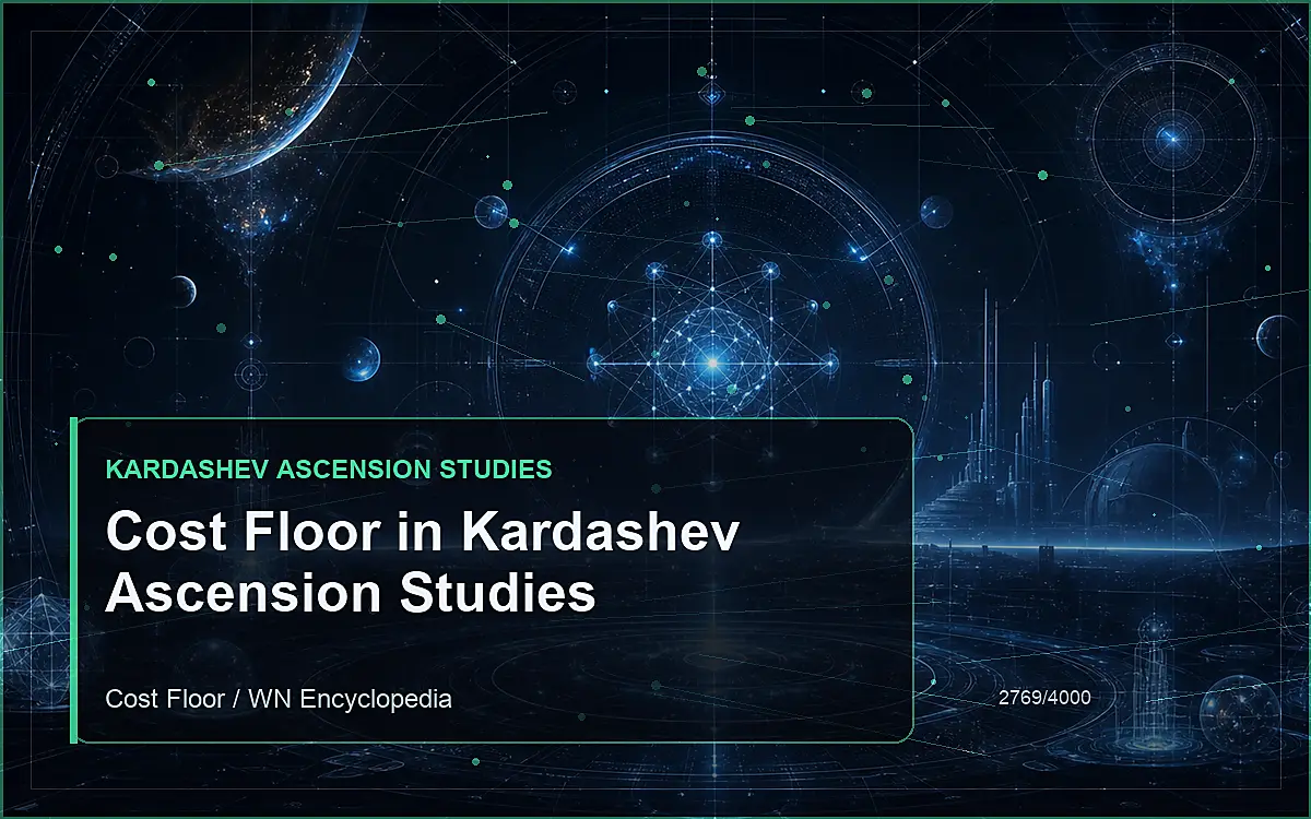 AI-generated encyclopedia reference image for Cost Floor in Kardashev Ascension Studies