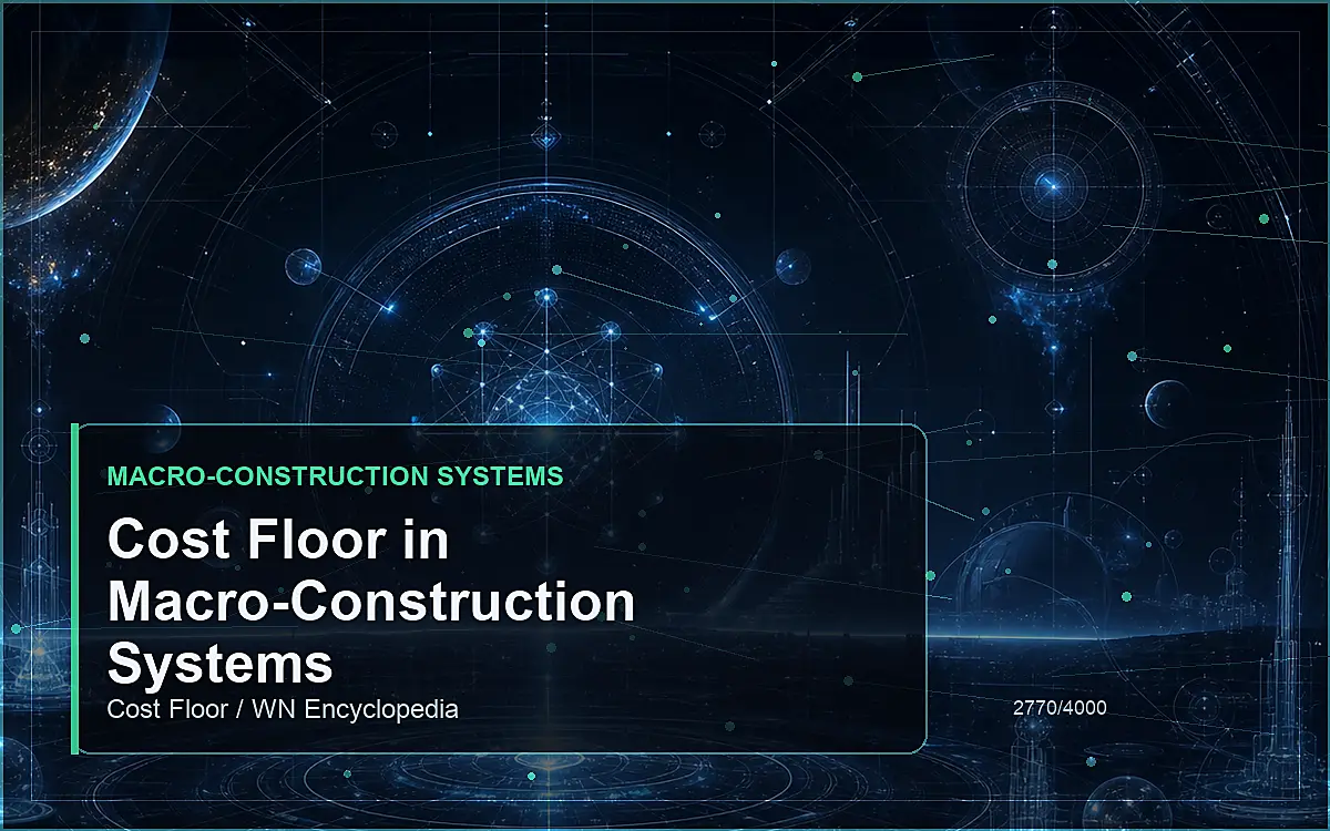 AI-generated encyclopedia reference image for Cost Floor in Macro-Construction Systems