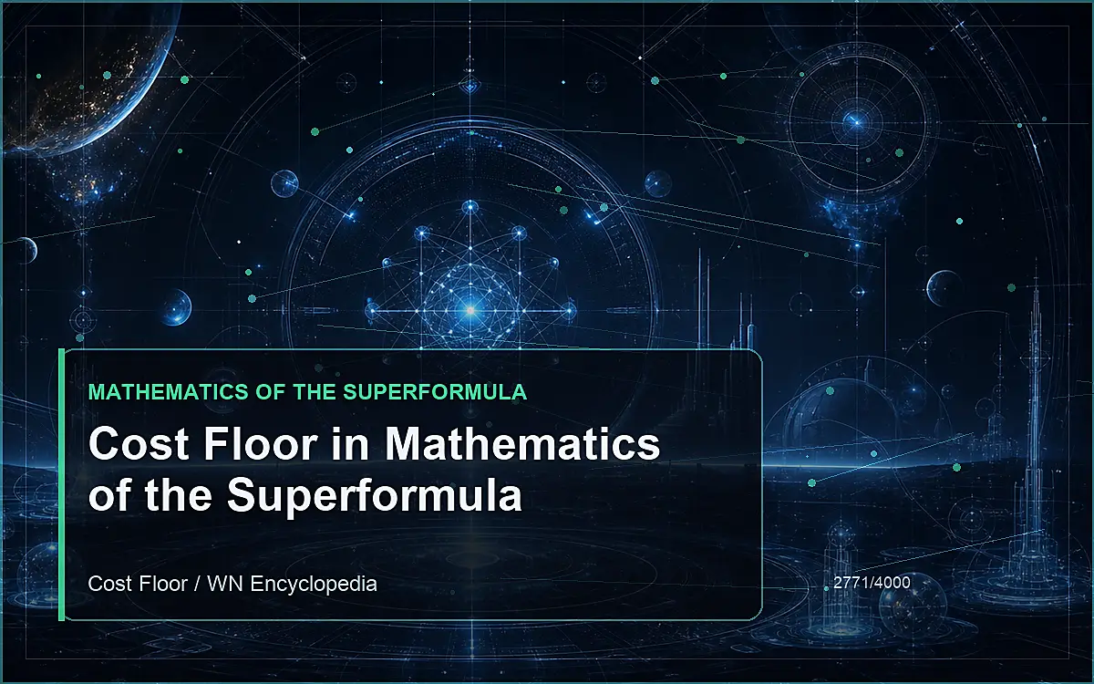 AI-generated encyclopedia reference image for Cost Floor in Mathematics of the Superformula
