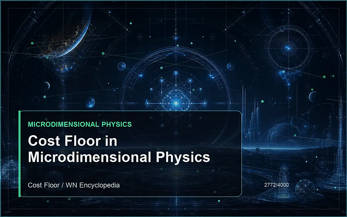 AI-generated encyclopedia reference image for Cost Floor in Microdimensional Physics