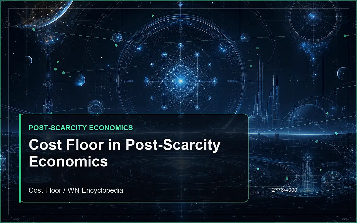 AI-generated encyclopedia reference image for Cost Floor in Post-Scarcity Economics
