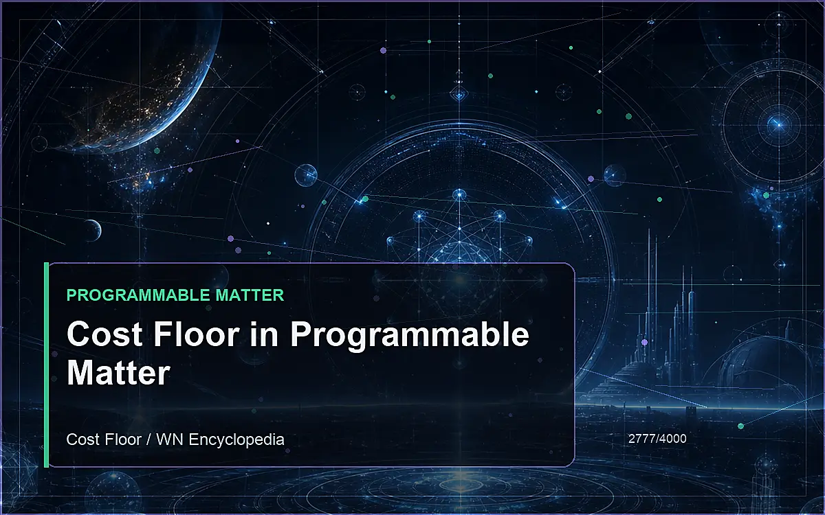 AI-generated encyclopedia reference image for Cost Floor in Programmable Matter