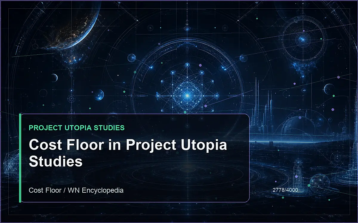 AI-generated encyclopedia reference image for Cost Floor in Project Utopia Studies