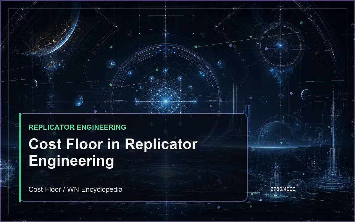 AI-generated encyclopedia reference image for Cost Floor in Replicator Engineering