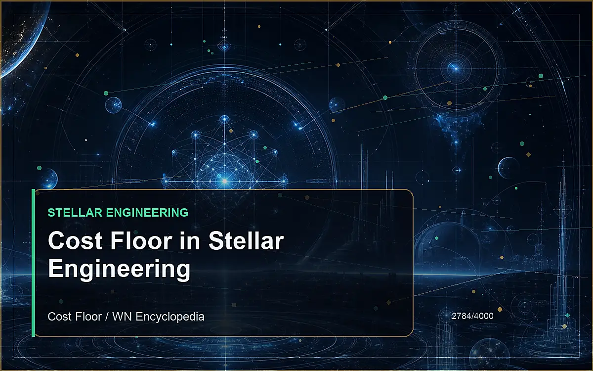 AI-generated encyclopedia reference image for Cost Floor in Stellar Engineering