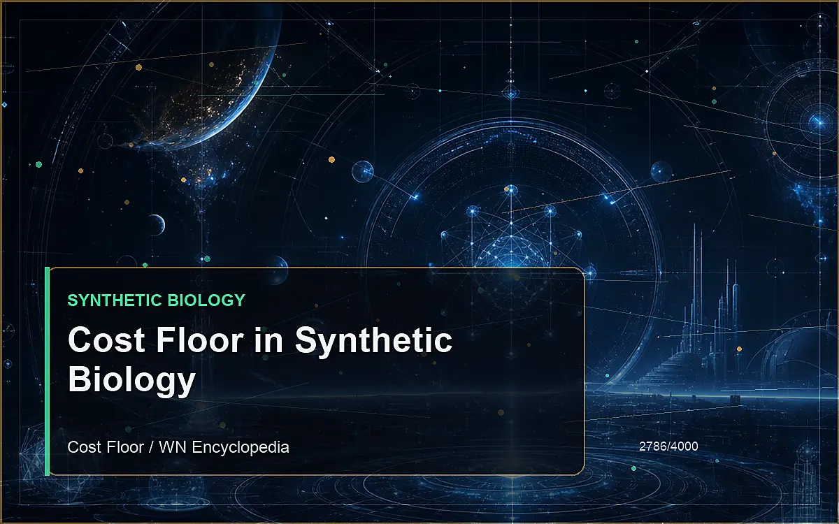AI-generated encyclopedia reference image for Cost Floor in Synthetic Biology