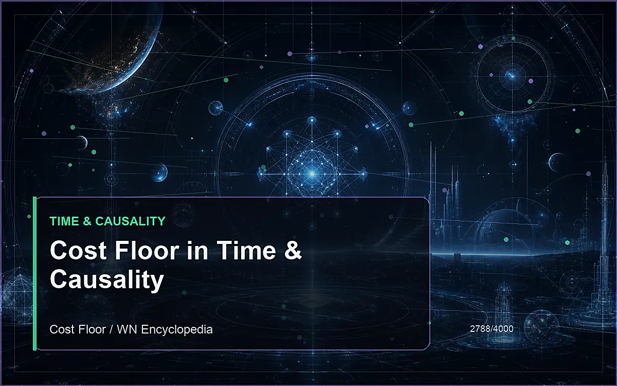 AI-generated encyclopedia reference image for Cost Floor in Time & Causality