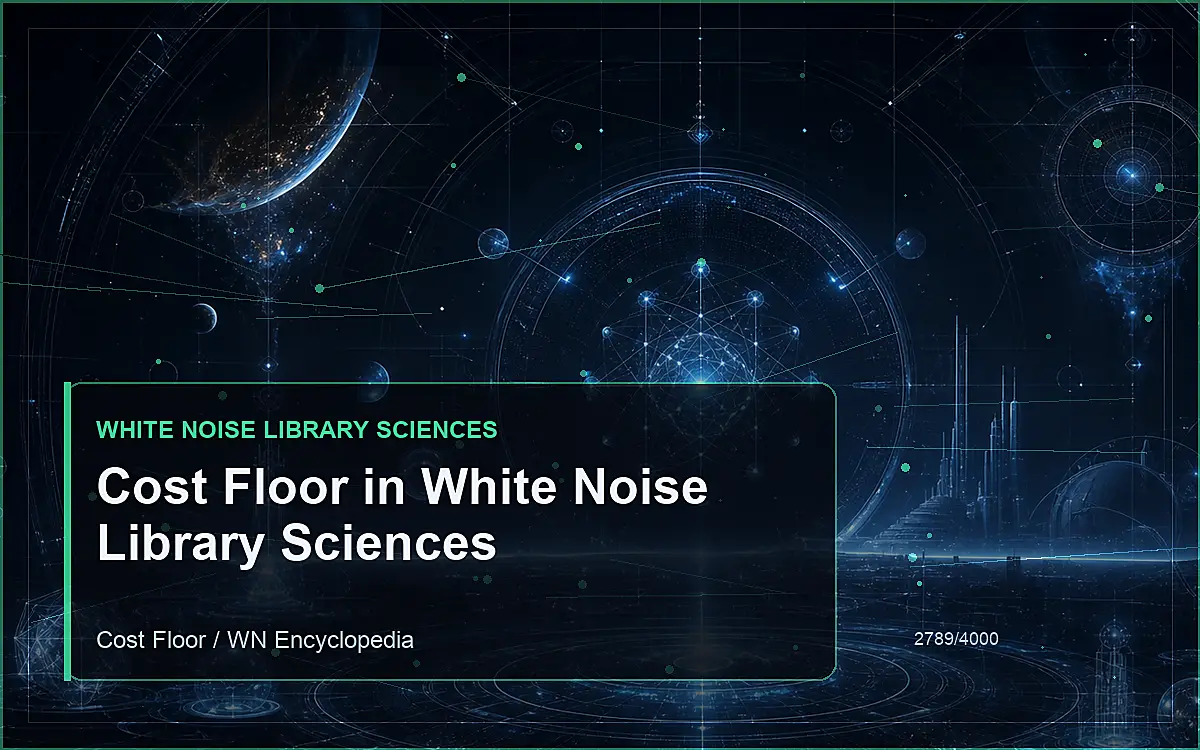 AI-generated encyclopedia reference image for Cost Floor in White Noise Library Sciences