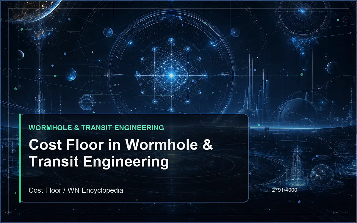 AI-generated encyclopedia reference image for Cost Floor in Wormhole & Transit Engineering