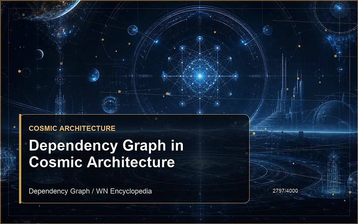 AI-generated encyclopedia reference image for Dependency Graph in Cosmic Architecture