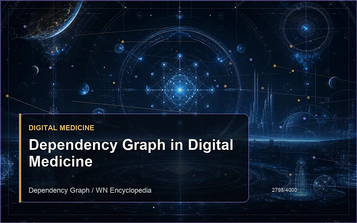 AI-generated encyclopedia reference image for Dependency Graph in Digital Medicine