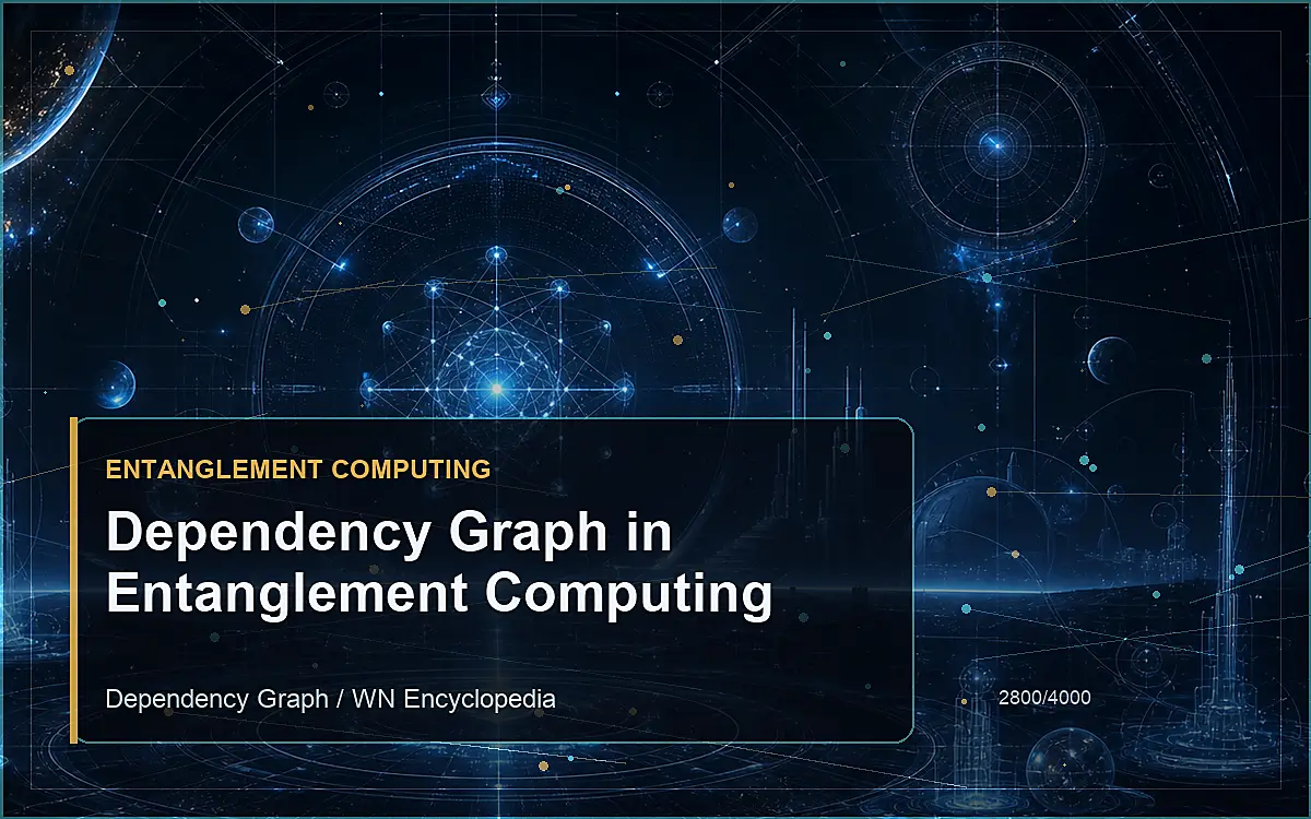 AI-generated encyclopedia reference image for Dependency Graph in Entanglement Computing