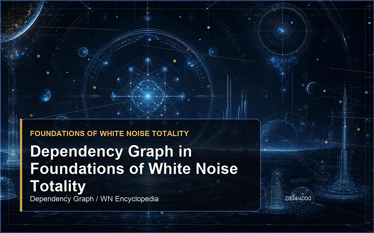 AI-generated encyclopedia reference image for Dependency Graph in Foundations of White Noise Totality
