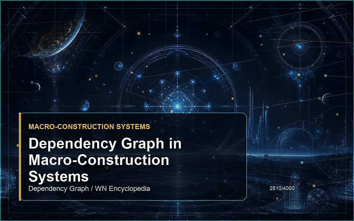AI-generated encyclopedia reference image for Dependency Graph in Macro-Construction Systems
