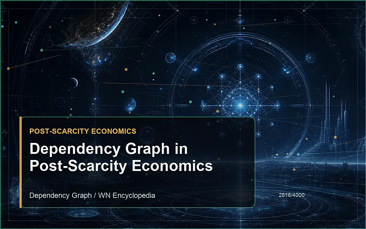 AI-generated encyclopedia reference image for Dependency Graph in Post-Scarcity Economics