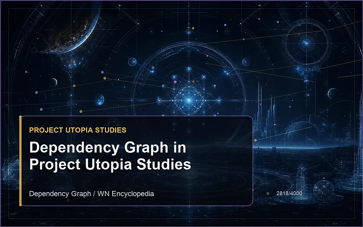 AI-generated encyclopedia reference image for Dependency Graph in Project Utopia Studies