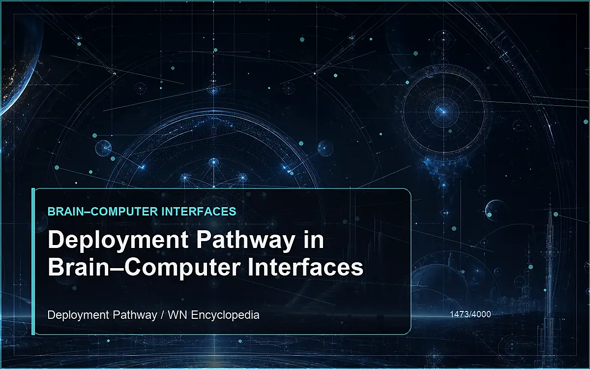 AI-generated encyclopedia reference image for Deployment Pathway in Brain–Computer Interfaces