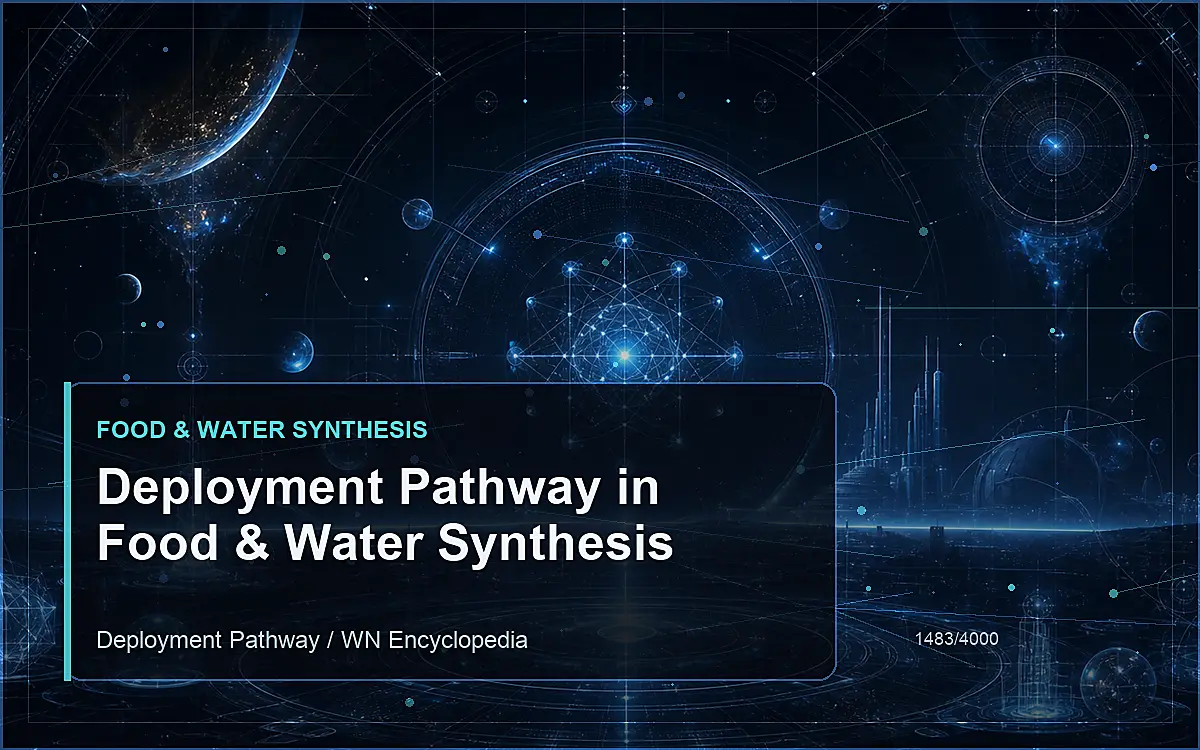 AI-generated encyclopedia reference image for Deployment Pathway in Food & Water Synthesis