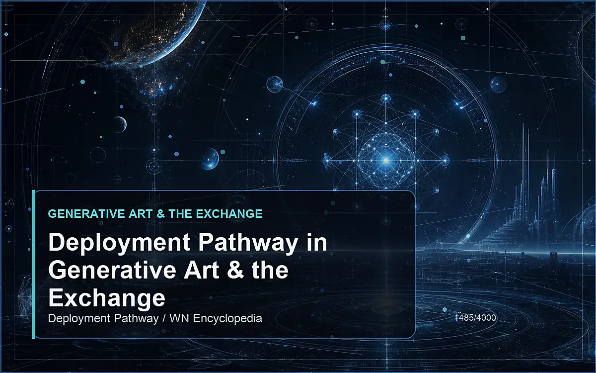 AI-generated encyclopedia reference image for Deployment Pathway in Generative Art & the Exchange