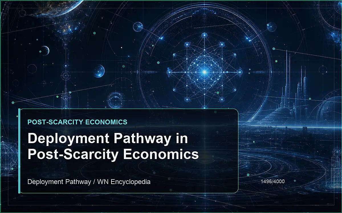 AI-generated encyclopedia reference image for Deployment Pathway in Post-Scarcity Economics