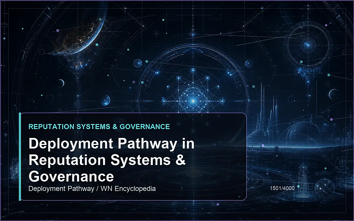 AI-generated encyclopedia reference image for Deployment Pathway in Reputation Systems & Governance