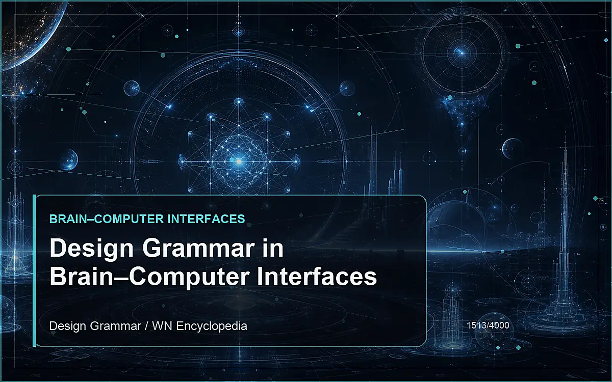 AI-generated encyclopedia reference image for Design Grammar in Brain–Computer Interfaces