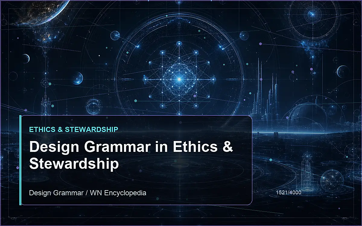 AI-generated encyclopedia reference image for Design Grammar in Ethics & Stewardship