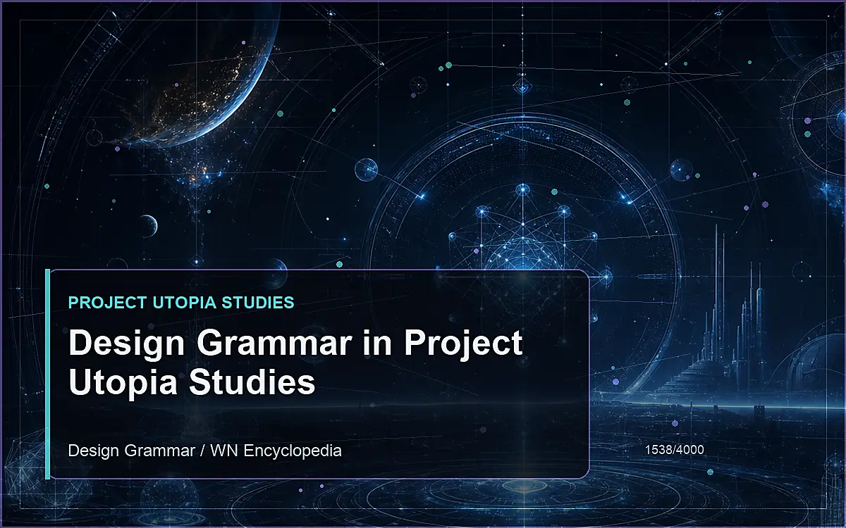 AI-generated encyclopedia reference image for Design Grammar in Project Utopia Studies