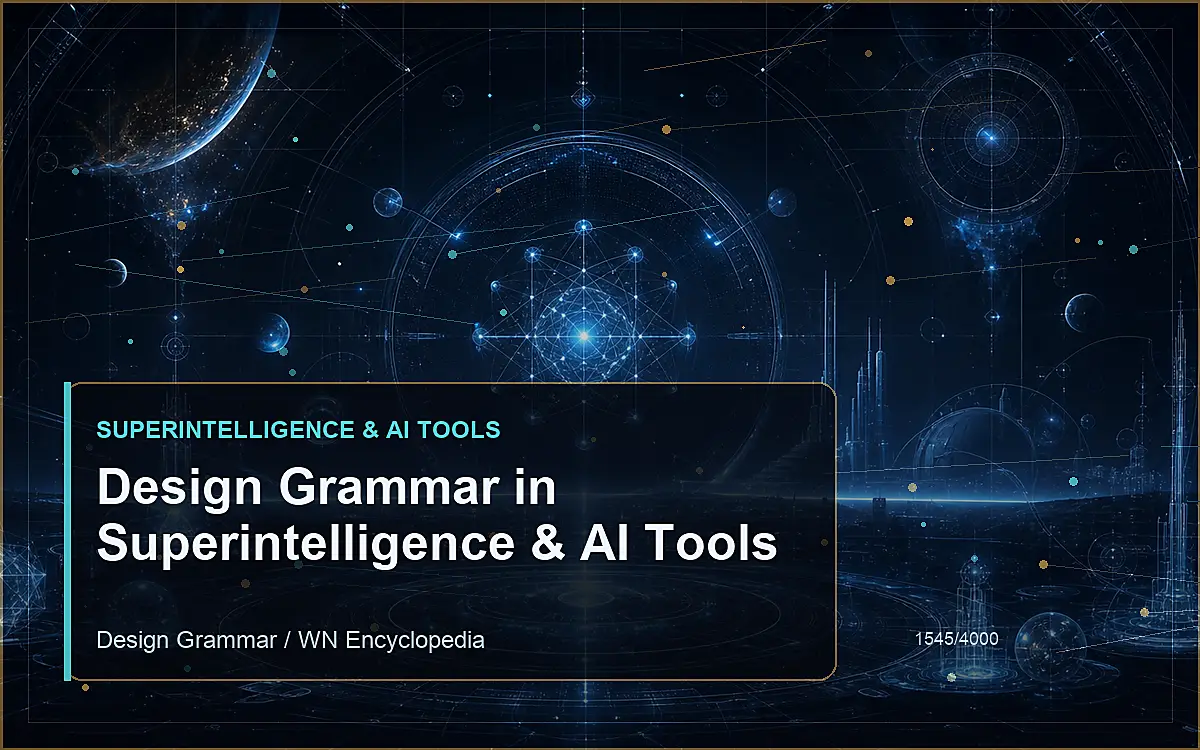 AI-generated encyclopedia reference image for Design Grammar in Superintelligence & AI Tools