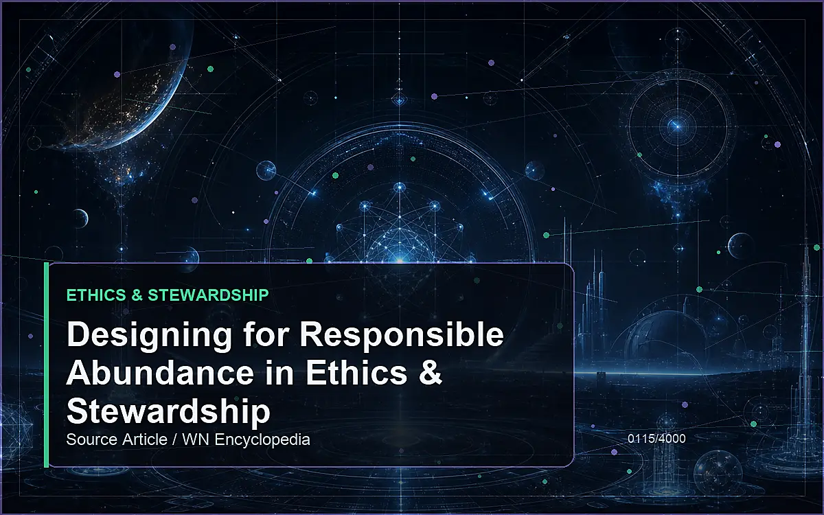 AI-generated encyclopedia reference image for Designing for Responsible Abundance in Ethics & Stewardship