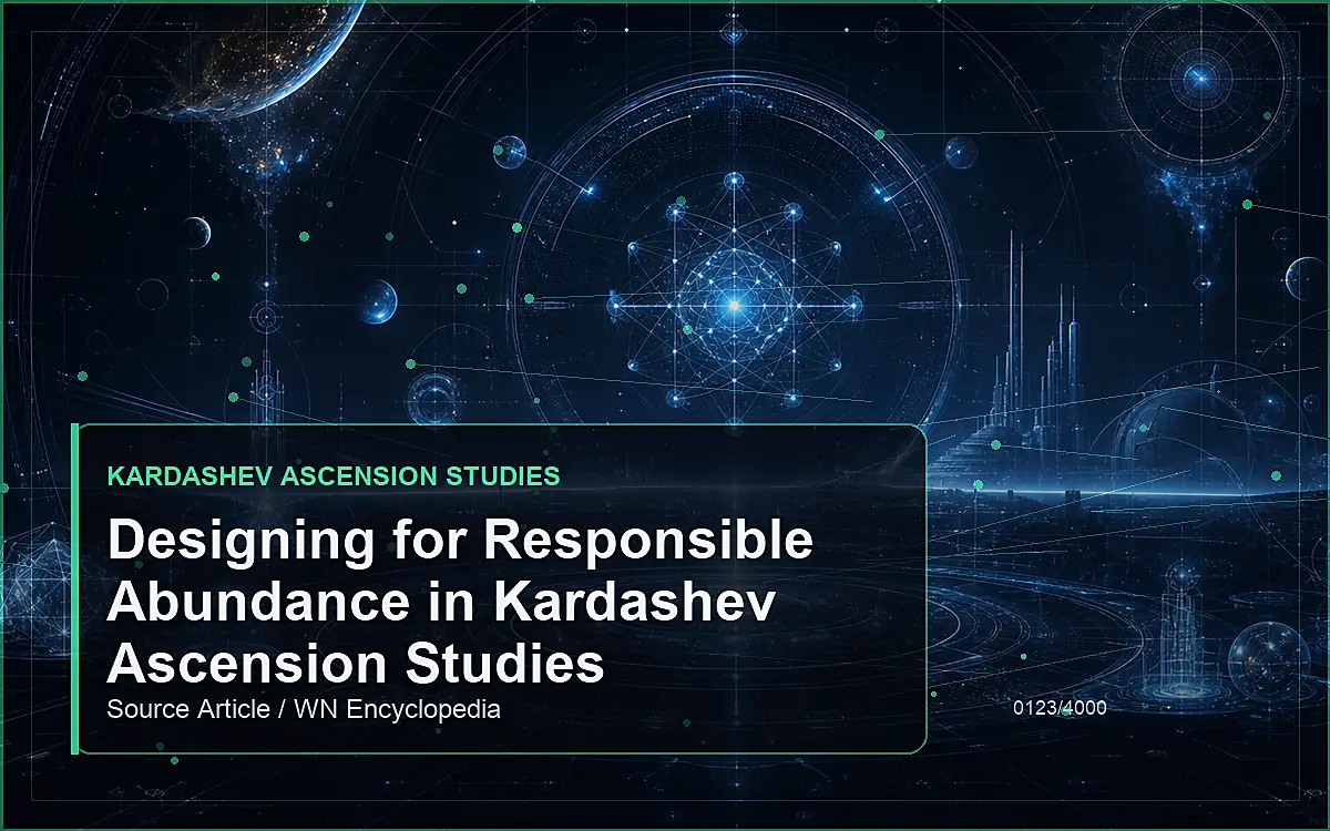 AI-generated encyclopedia reference image for Designing for Responsible Abundance in Kardashev Ascension Studies
