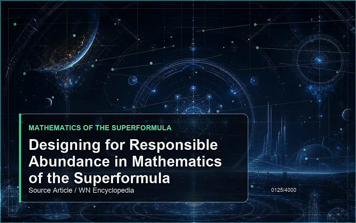 AI-generated encyclopedia reference image for Designing for Responsible Abundance in Mathematics of the Superformula