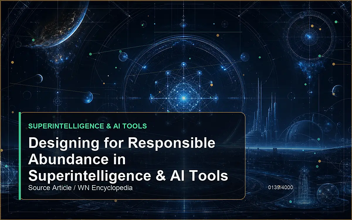 AI-generated encyclopedia reference image for Designing for Responsible Abundance in Superintelligence & AI Tools