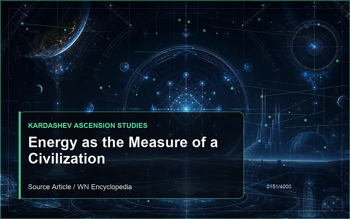 AI-generated encyclopedia reference image for Energy as the Measure of a Civilization