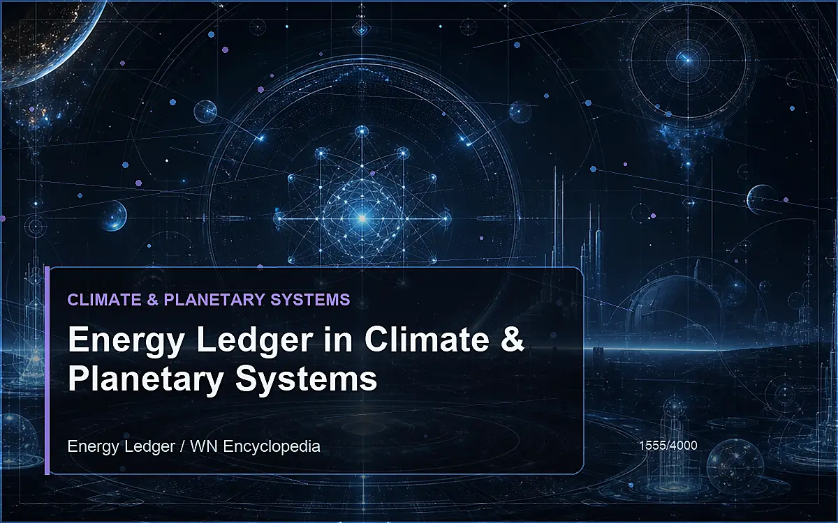 AI-generated encyclopedia reference image for Energy Ledger in Climate & Planetary Systems
