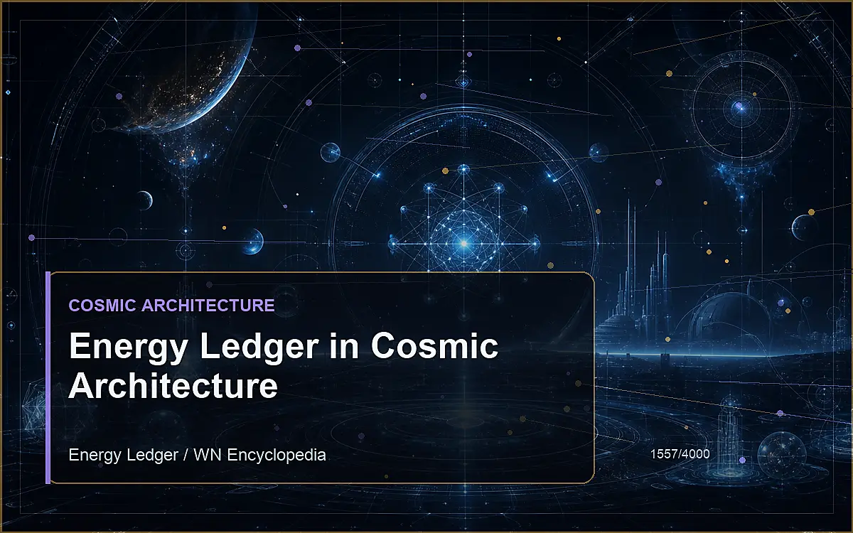 AI-generated encyclopedia reference image for Energy Ledger in Cosmic Architecture
