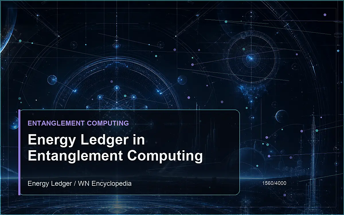 AI-generated encyclopedia reference image for Energy Ledger in Entanglement Computing