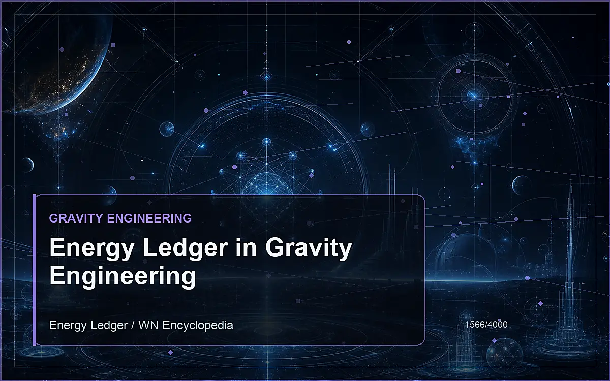 AI-generated encyclopedia reference image for Energy Ledger in Gravity Engineering