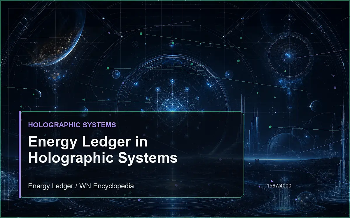 AI-generated encyclopedia reference image for Energy Ledger in Holographic Systems