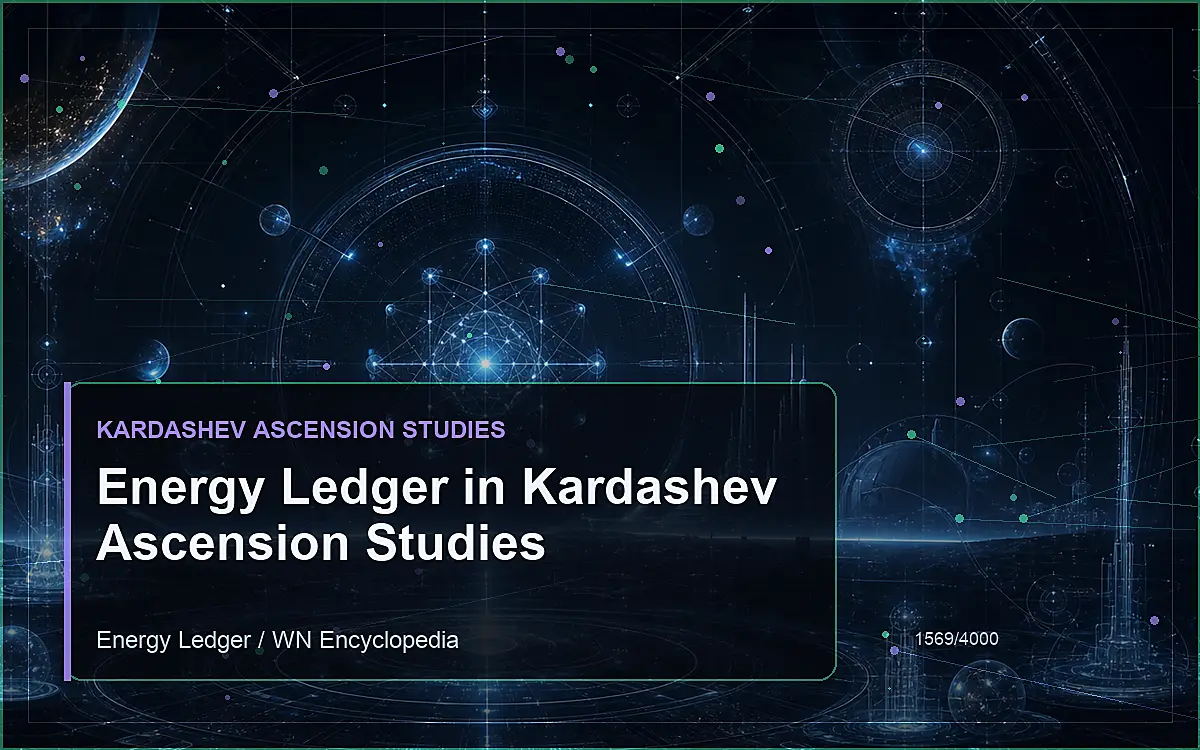 AI-generated encyclopedia reference image for Energy Ledger in Kardashev Ascension Studies