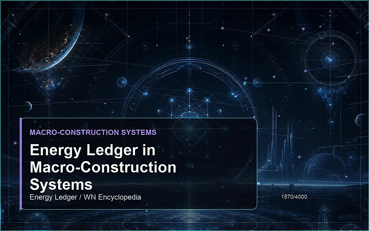 AI-generated encyclopedia reference image for Energy Ledger in Macro-Construction Systems